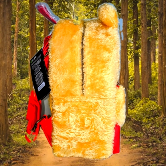 Loungefly Disney Winnie the Pooh Plush Mini Backpack, Tumbler, Wallet & Charm - Picture 7 of 16